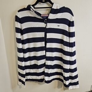 Vineyard Vines 100% Cotton Striped Lightweight Sweater Size Large